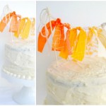 DIY Ribbon Cake Bunting