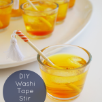 DIY Washi Tape Stir Sticks