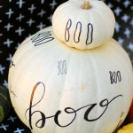 DIY || Typography BOO Pumpkins