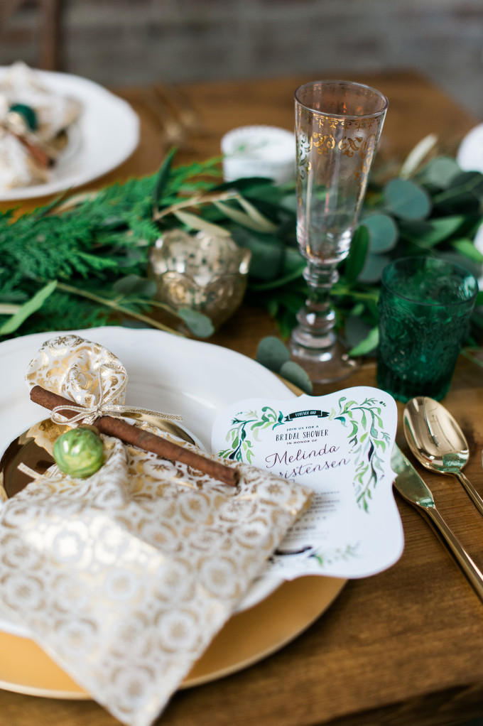 A WREATH-MAKING BRIDAL SHOWER FOR THE HOLIDAYS