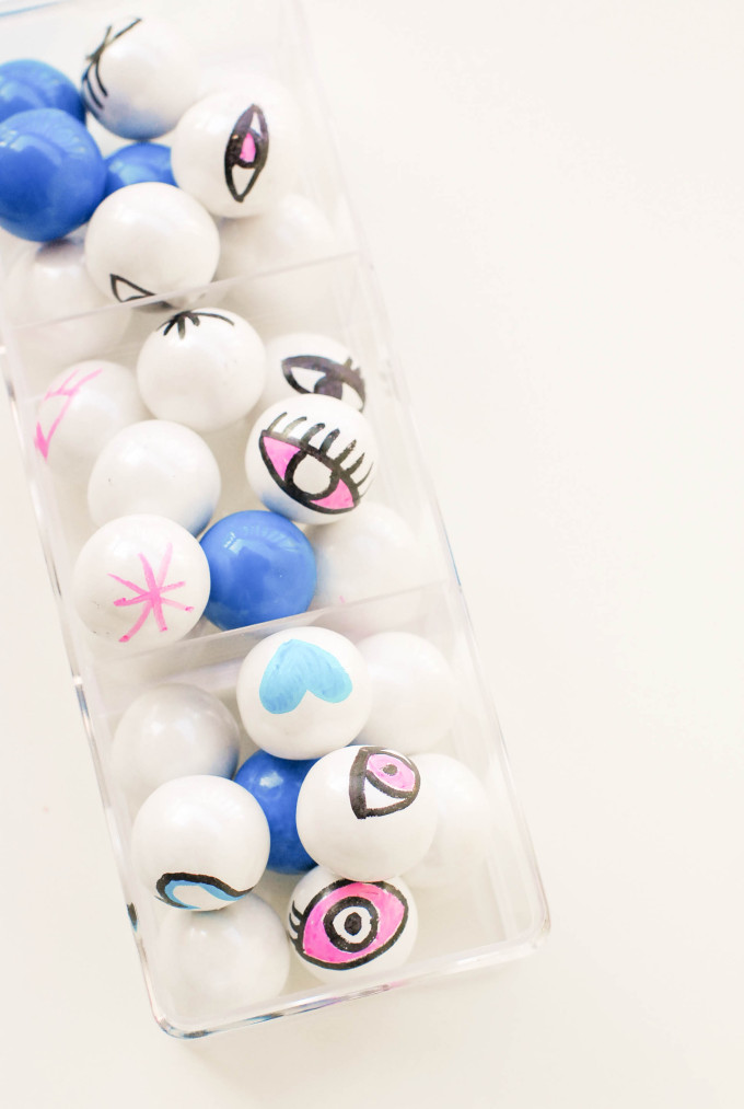 Printable Eyeball Valentines with DIY Eye Gumballs