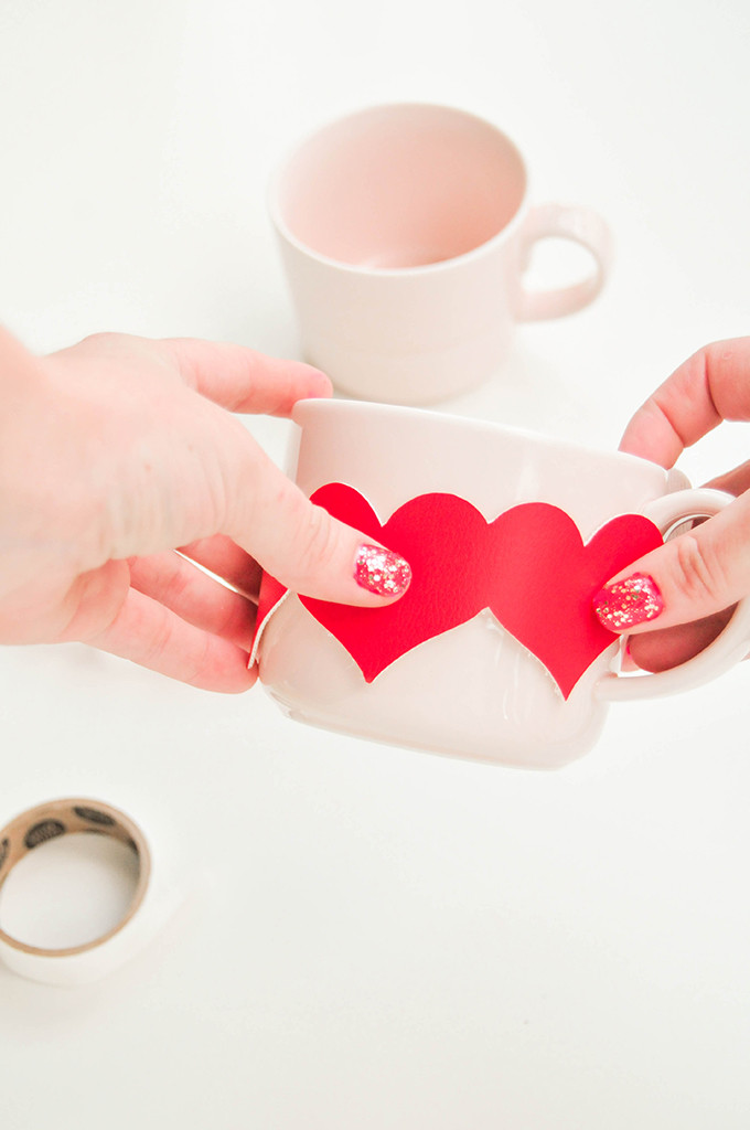 DIY HEART MUG WRAPS