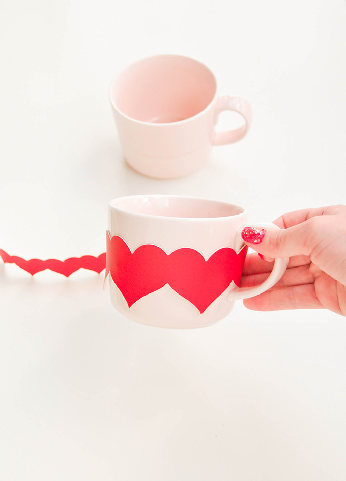 DIY HEART MUG WRAPS