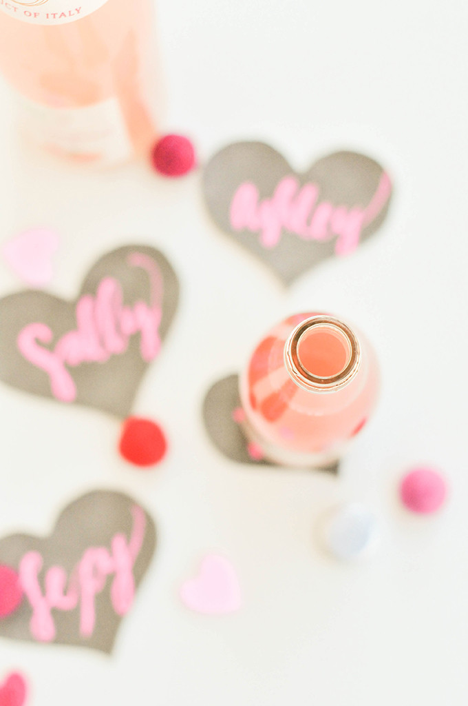 DIY Leather Heart Coasters