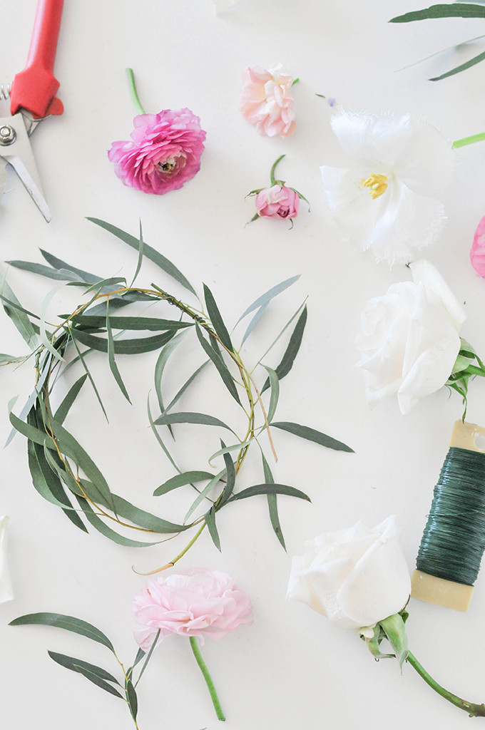 DIY Floral Pancake Wreath