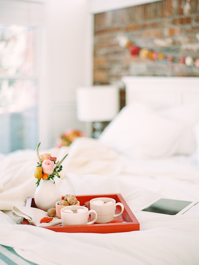 Breakfast In Bed For Valentine's Day