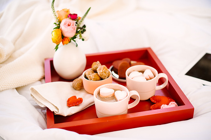 Breakfast In Bed For Valentine's Day