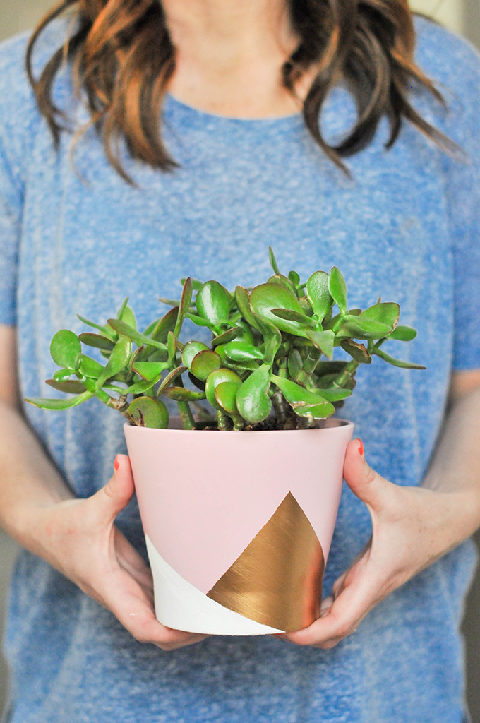 DIY Geometric Vase