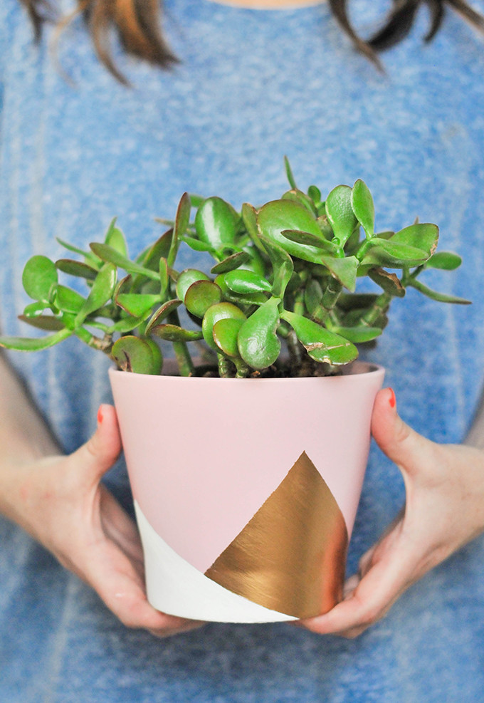 DIY Geometric Vase