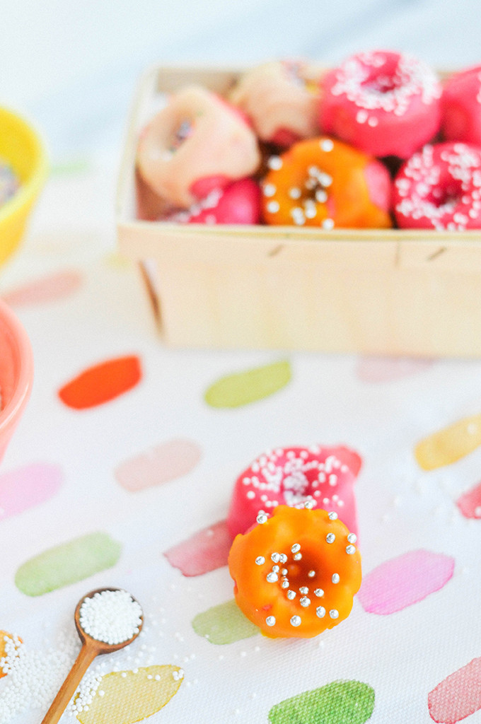 Taste It \\ Pink Strawberry Mini Donuts 