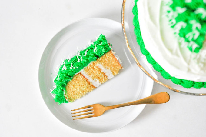 colorful cactus cake