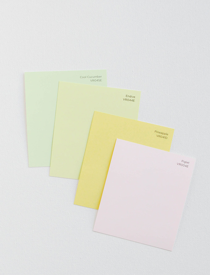 DIY Paint Chip Place Cards For Easter