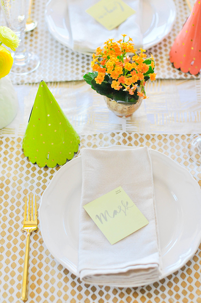 DIY Paint Chip Place Cards For Easter