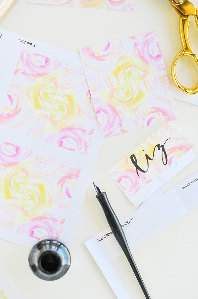 DIY Floral Wedding Stationery