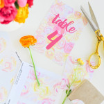 Printed \\ DIY Floral Wedding Stationery + Free Printables