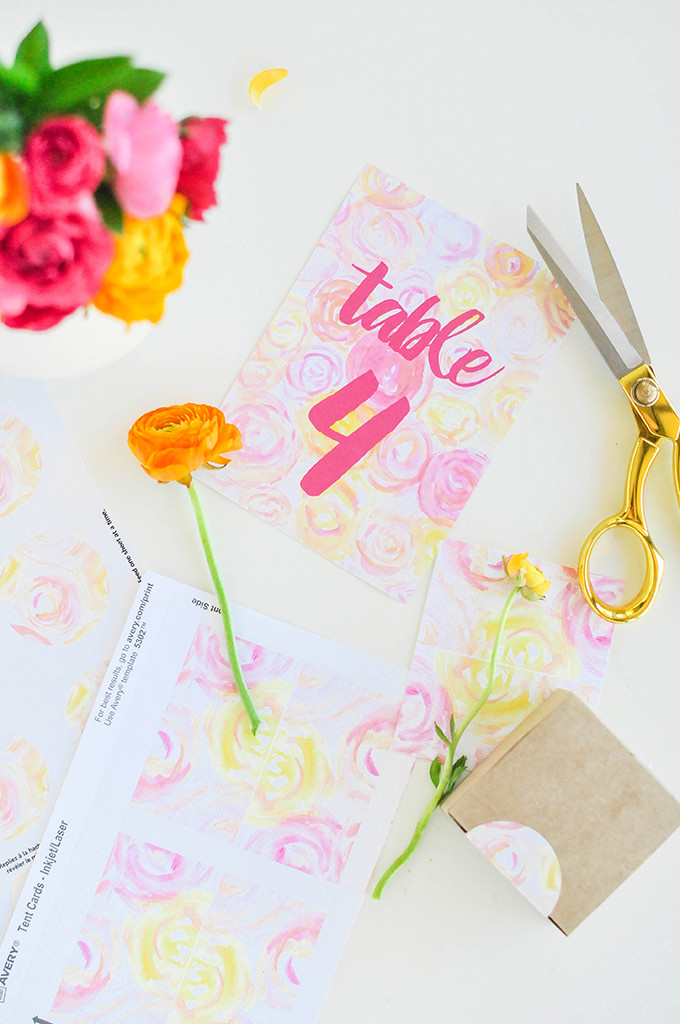 DIY Floral Wedding Stationery