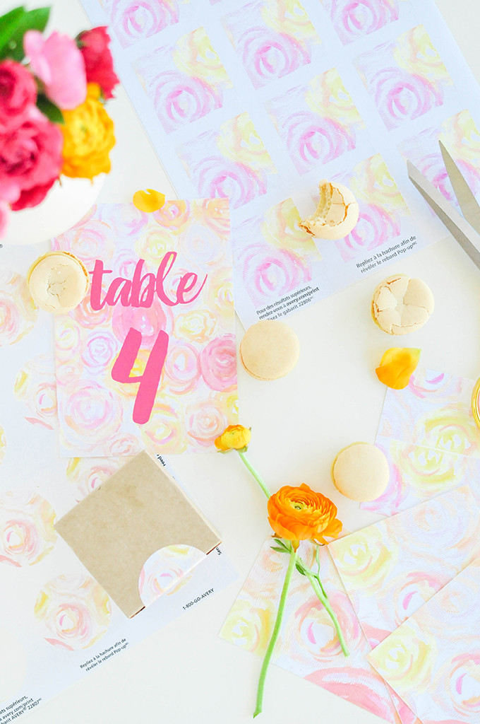 DIY Floral Wedding Stationery