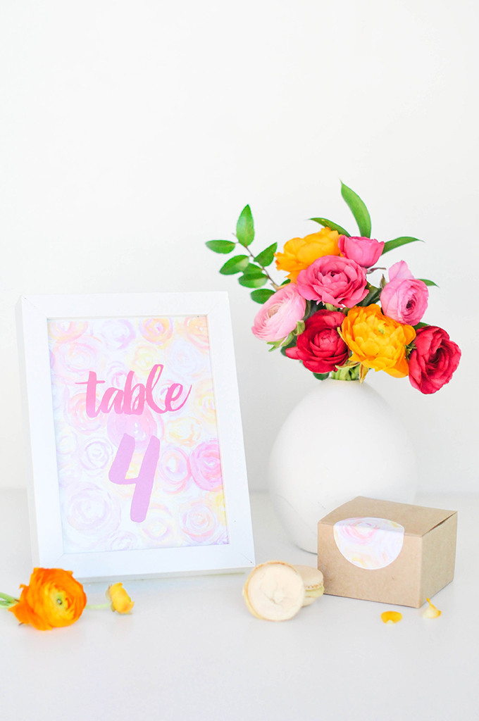 DIY Floral Wedding Stationery
