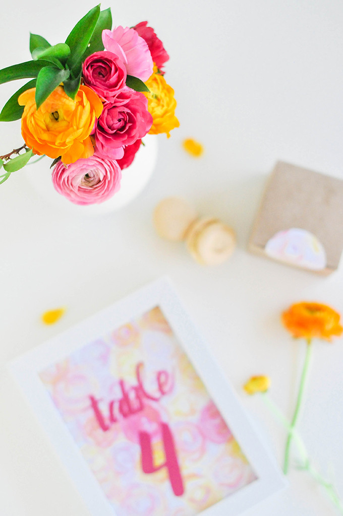 DIY Floral Wedding Stationery