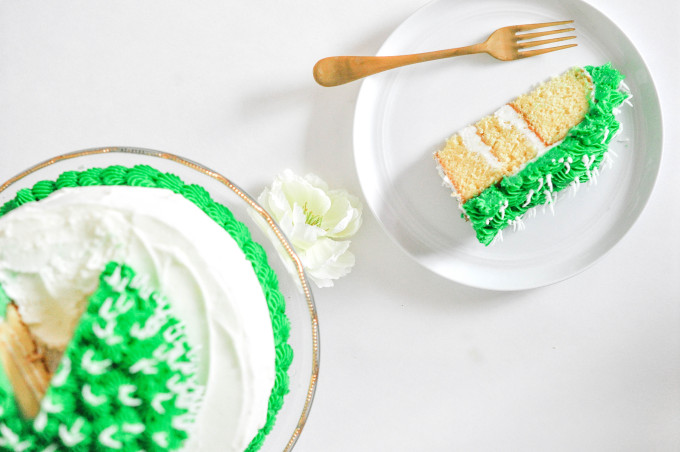 colorful cactus cake