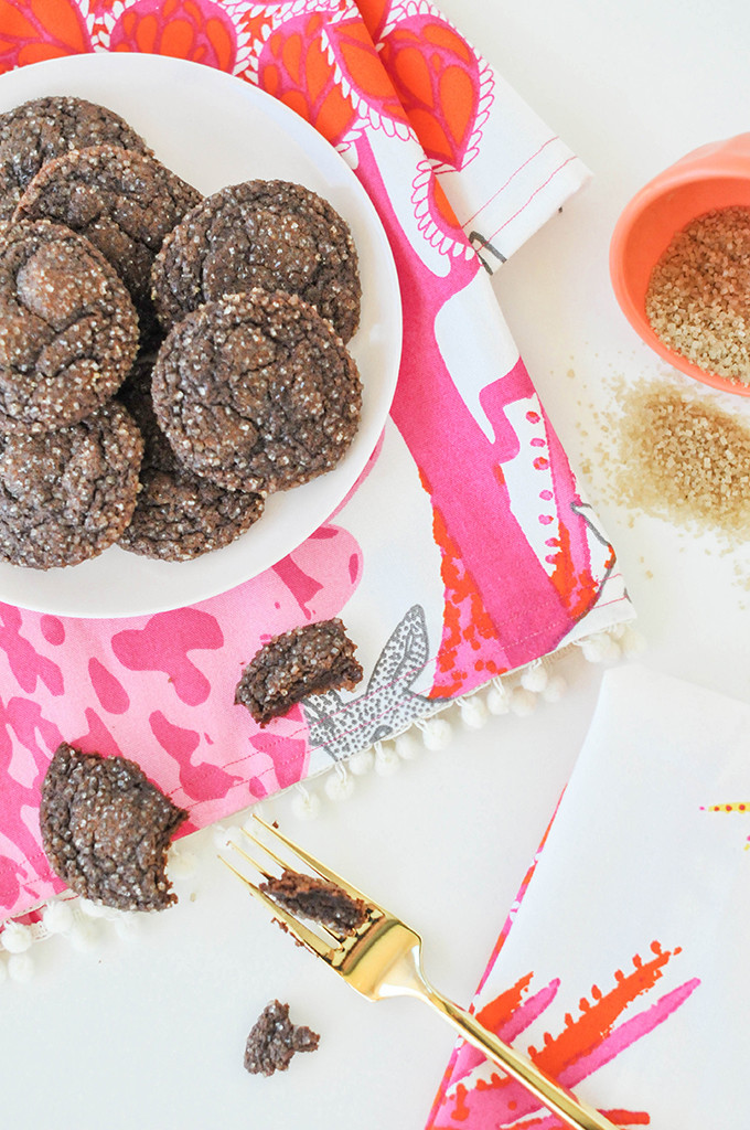 Brownie Snap Cookies