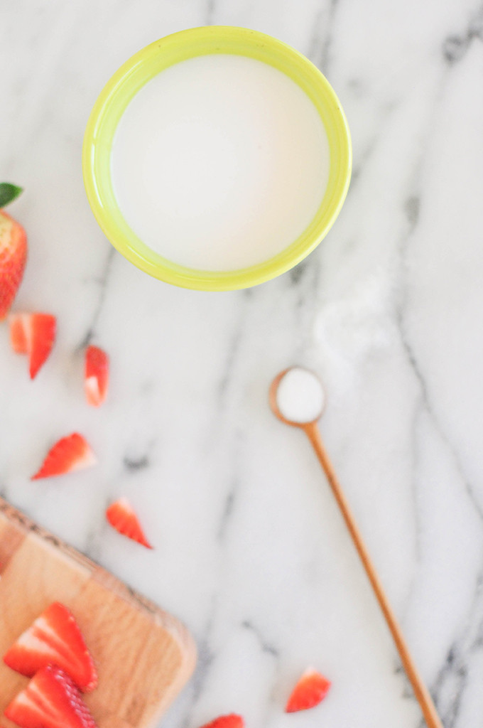 Strawberry & Coconut Popsicles