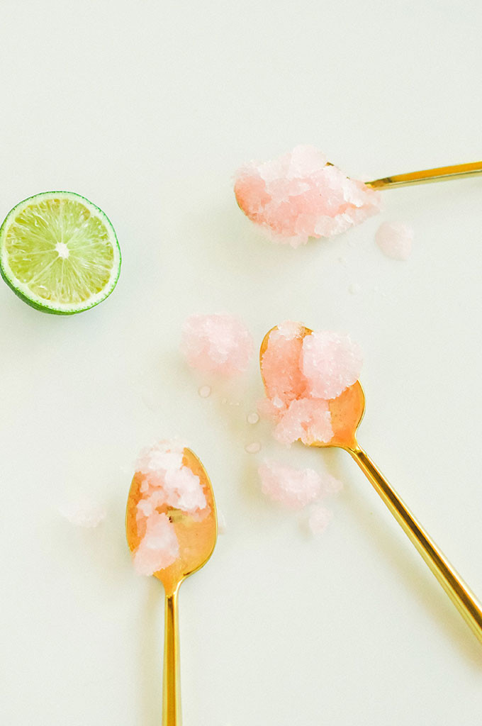 Homemade Raspberry Lemonade Granita 