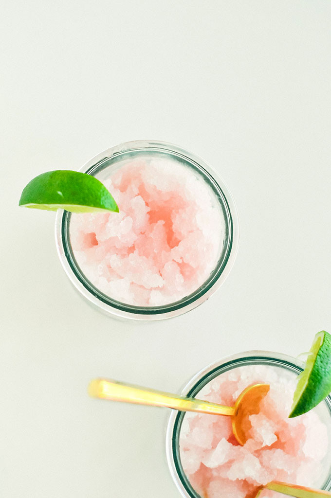 Homemade Raspberry Lemonade Granita 