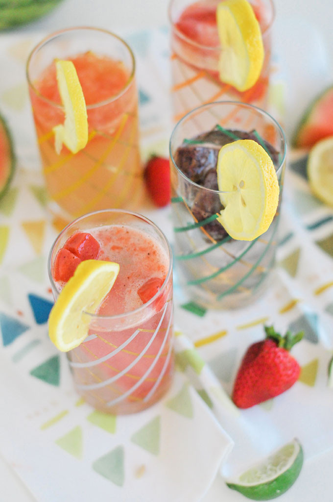 Fruit Infused Ice Cubes 