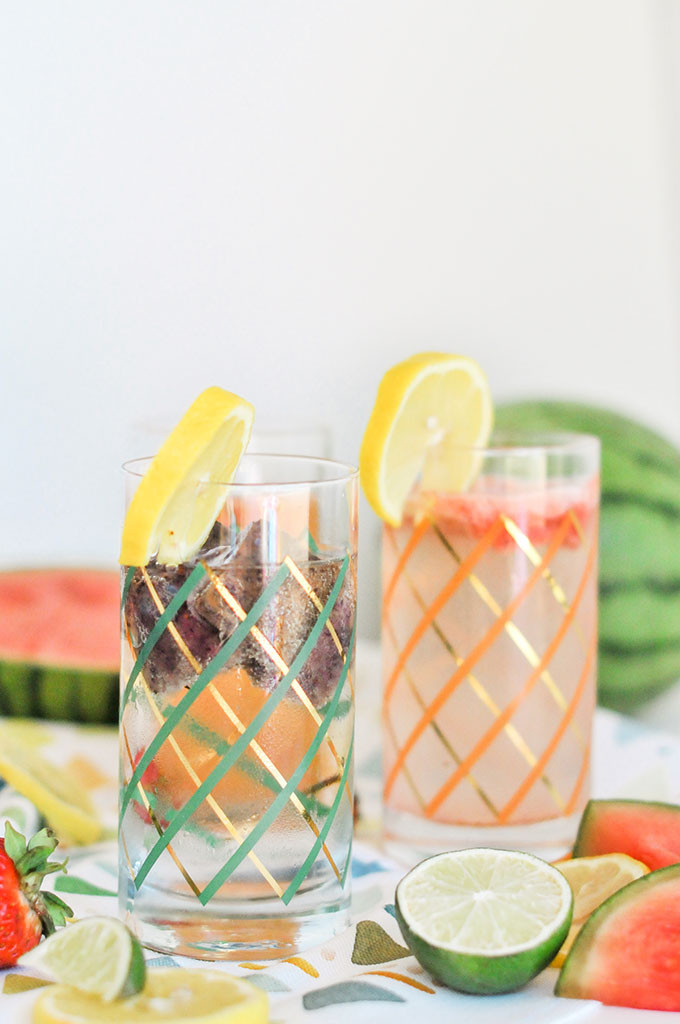 Fruit Infused Ice Cubes 