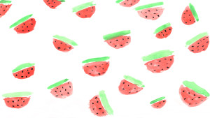 Printed \\ Watermelon Wallpaper Download