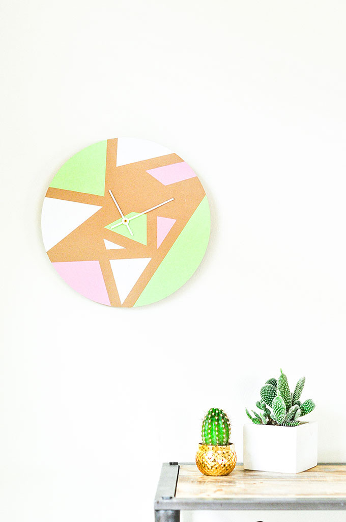 Geometric Wall Clock 