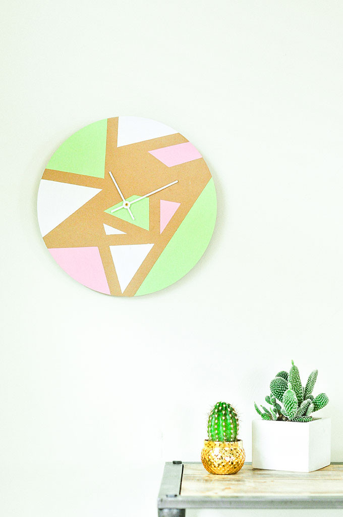 Geometric Wall Clock 