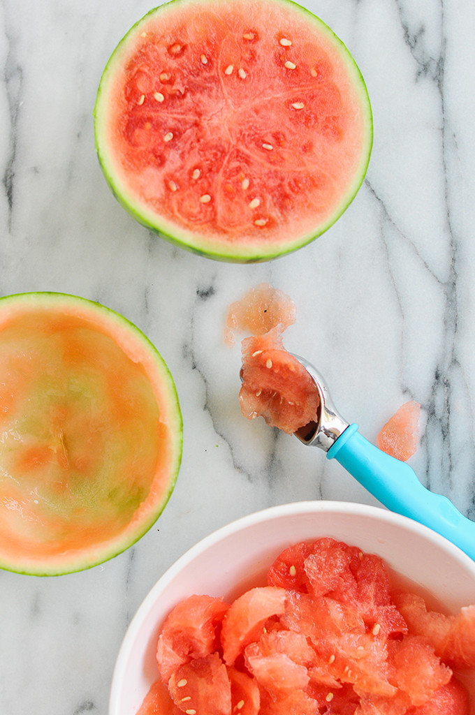 DIY Watermelon Bowls