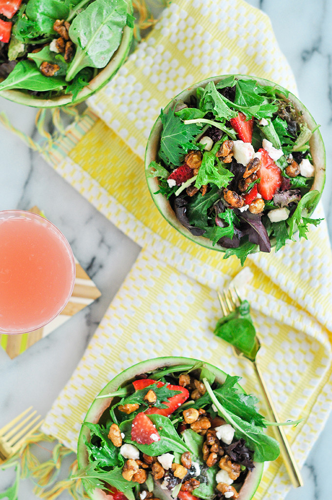 DIY Watermelon Bowls