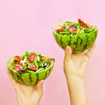 DIY Watermelon Bowls For Your Summer Salads