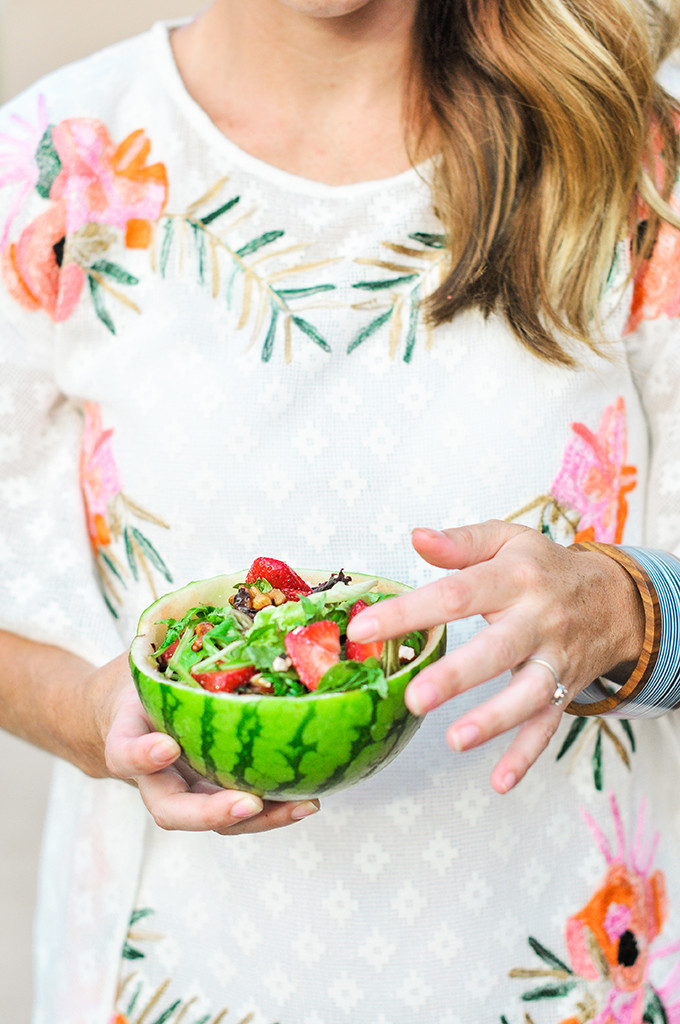 DIY Watermelon Bowls