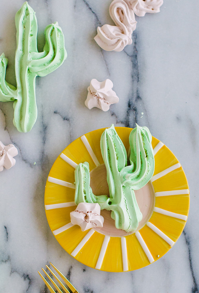 #SaguaroSweets \\ Cactus Meringues