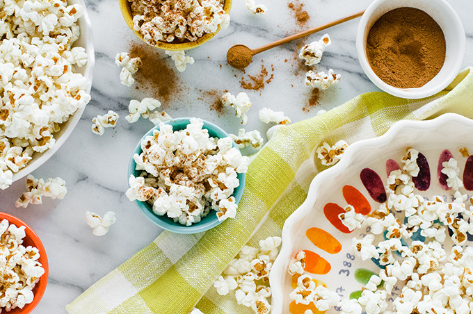 Coconut Cinnamon Popcorn