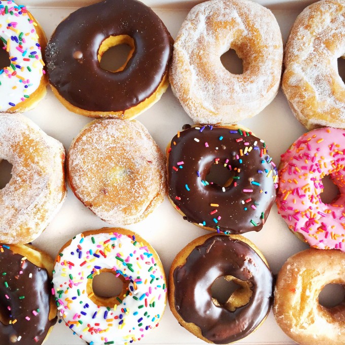 dunkin donut happiness via @theproperblog