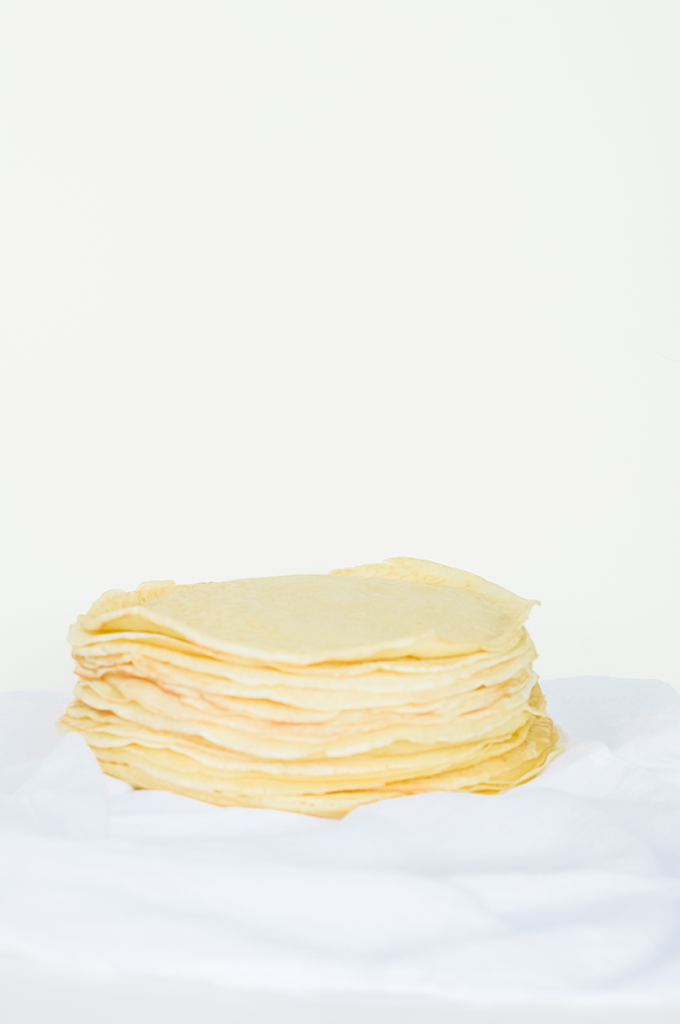 Taste It \\ Nutella Crepe Cake with Candied Citrus Zest 