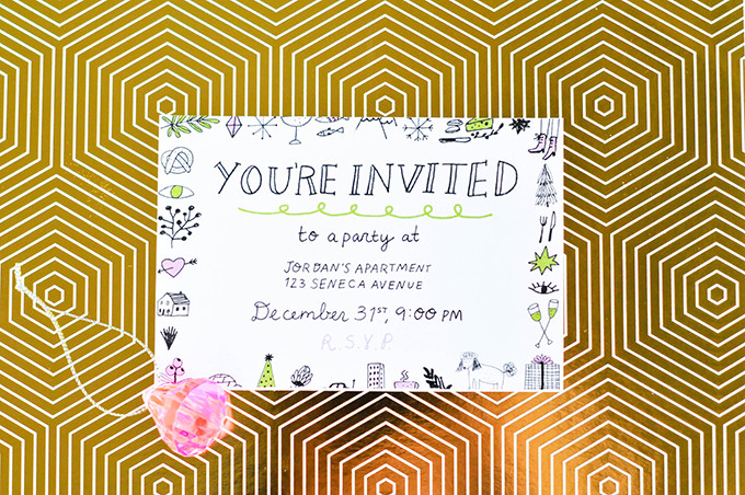 Printable New Year's Eve Party Invitations