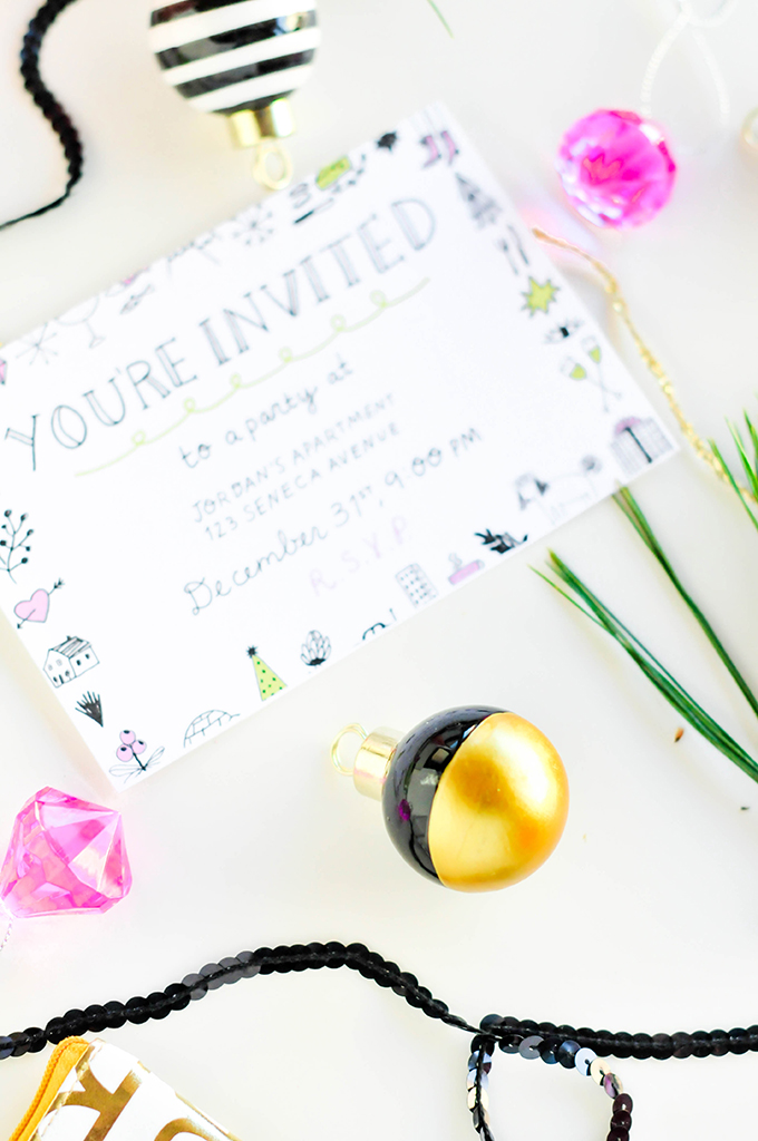 Printable New Year's Eve Party Invitation