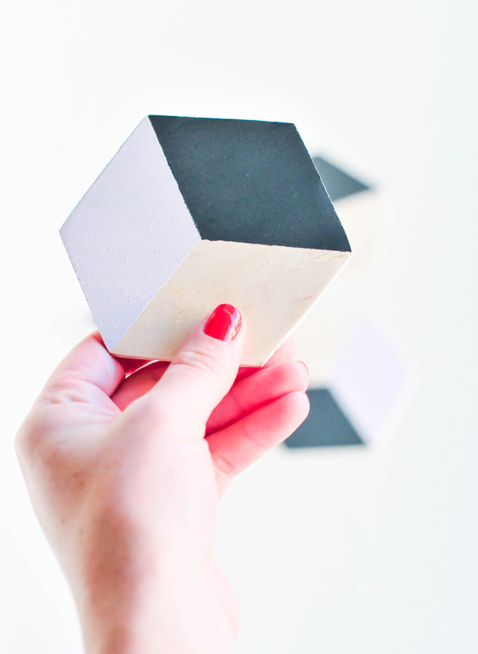 DIY geometric coasters