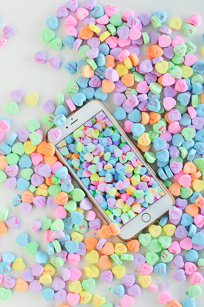 Candy Hearts Wallpapers on WallpaperDog