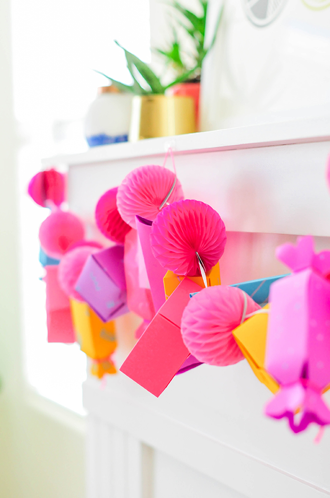 DIY Paper Gift Box Garland