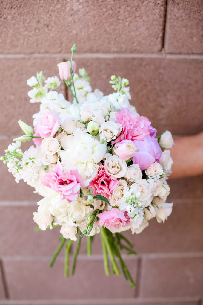 DIY floral arranging by @theproperblog for Nicole's Classes