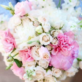 bridal bouquet by @theproperblog for Nicole's Classes