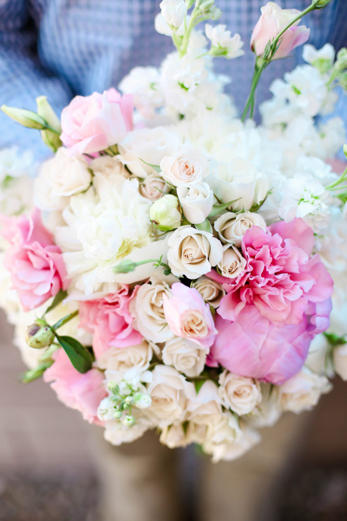 bridal bouquet by @theproperblog for Nicole's Classes