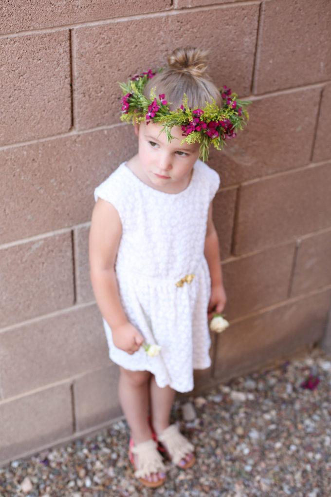 flower crown by @theproperblog for Nicole's Classes